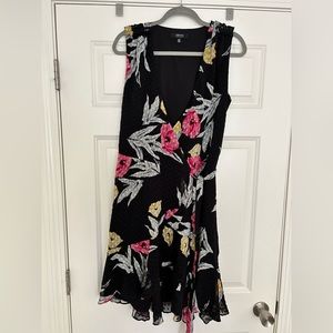 Isaac Mizrahi floral wrap dress.